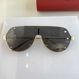 2024 Top designers 10% OFF Luxury Designer New Men's and Women's Sunglasses 20% Off Fashion light large frame toad type female style card boutique metal outdoor male