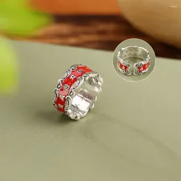 Cluster Rings YS Six Character True Words Women's China-Chic Minority Literature And Art Transfer Opening Tone Birthday Gift