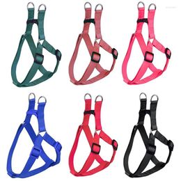 Dog Collars Harness Traction Rope Vest Strap Adjustable Triangular Breathable Dogs Puppy Cats Pet Supplies