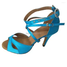 Dance Shoes Elisha Shoe Customised Heel Women Salsa Latin Sandals Open Toe Dancing