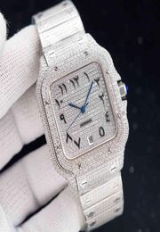 Diamond Mens Watch Automatic Mechanical Sapphire Watch 40MM Busins Wristwatch Stainls Steel Belt Montre de Luxe GiftsGAX33077767