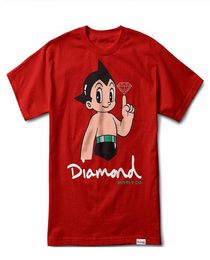 Diamond Supply Co x Astro Boy Men039s T Shirt Red Tee Clothing5828682
