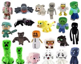 Minecraft styles Pig Plush 38 Tiger Man Zombie Game Skeleton Cat Doll Squid Toys Dolls Nnmxp4869912