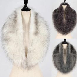 Scarves Soft Faux Fur Collar Stylish Women's Winter Scarf Fluffy For Cosy Warmth Thick Lightweight With Decorative Heat