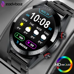 Watches ZODVBOZ New Smart Watch Men Always On Display Time Custom Dial Call Watches 4G Memory Local Music Playback Waterproof Smartwatch