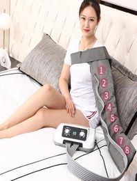 8 cavity Pressotherapy Compression Leg Foot Massager Vibration Infrared Therapy Arm Waist Pneumatic Air Wave Pressure Machine2005067378