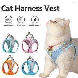 Dog Collars Harness Leash Set Adjustable For Small Dogs Pet Puppy Cat Vest Chihuahua Pug Walking Outdoors Lead Belt Accessories