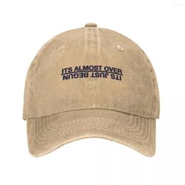 Ball Caps Its Almost Over Just Begun Cowboy Hat Snapback Cap For Women Men'S