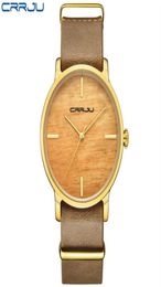 2020 8 MM UltraThin Wrist Women Watches CRRJU Luxury Female Clock Fashion Montre Femme Quartz Ladies Watch Relogio Feminino303u2188269