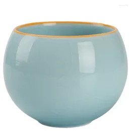 Tumblers Crackle Glaze Individual Single Cup Colorful Tea Drinking Ceramic Large Household