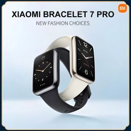 Wristbands Original Xiaomi Mi Band 7 Pro Smart Bracelet 1.64 Inches AMOLED Colour Screen Smart Watch NFC Function Waterproof Sports Watch