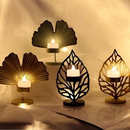 Candle Holders 1PC Holder Wedding Centerpiece Tea Light Nordic Iron Art Candlestick