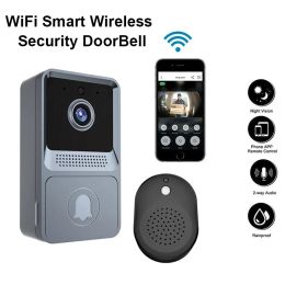 Doorbells New Smart Home Doorbell WIFI Camera Video Phone Wireless Door Bell Security Video Intercom HD Night Vision For Apartments