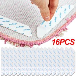 Bath Mats 16/8PCS Carpet Non-slip Sticker Self-Adhesive High Quality Pads Anti Curling Washable Patch Corner Side Fixed Stickers