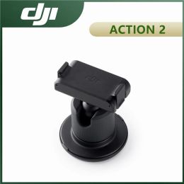 Monopods DJI Action 2 Magnetic BallJoint Adapter Mount with Reusable Adhesive Base Attach Tripod Extension Rod 1/4 Screw Original