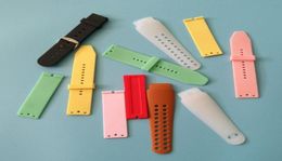 2022 New multicolor silicon bands leather straps 100pcs0122906707