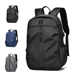 Backpack 2024 Men's Large Capacity Business Outdoor Travel Waterproof Laptop Case USB Charging Student