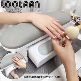 Bits Minimalism Leather Hand Rest Pillow Manicure Table Hand Cushion Pillow Holder Arm Rests Nail Art Stand Manicure Tools