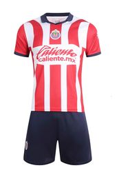 Christmas gift 2324 boy girl Chivas de Guadalajara Fans Edition rugby Football shirt men and kids home away games Soccer Jersey 240319