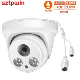 Cameras 5MP 3MP Dome POE H.265 1080P CCTV IP Camera ONVIF Face Detection for POE NVR System Indoor Security Surveillance XMEYE