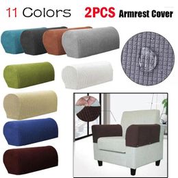 Chair Covers 2 Piece Set Sofa Armrest Stretchy Polar Fleece Cover Arm Protectors Comfortable Soft Modern Simple Home Decor