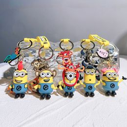Fashion Cartoon Movie Character Keychain Rubber And Key Ring For Backpack Jewelry Keychain 083605