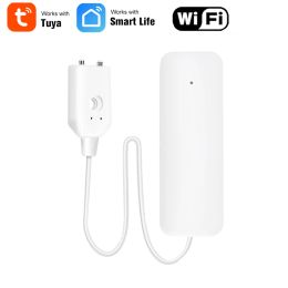 Detector Water Alarm Sensor WiFi Water Leak Detector Overflow Flood Leakage Alerts Remote Monitor Leak Notifications by TUYA/Smart Life