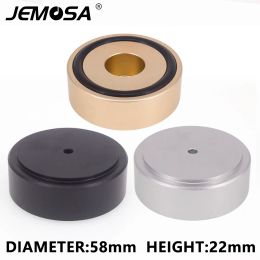 Amplifier 58*22mm Aluminum Amplifier Feet Shock Absorber HIFI Amplifier Rubber Feet Turntable Feet Audio Speaker Isolation Feet Pad