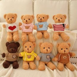 New Sweater Bear Doll Plush Toy Little Bear Cloth Doll Gift Gift Little Bear Children's Gift Wholesale