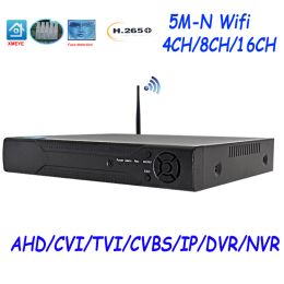 Recorder 4CH 8CH 5MN Wifi IP DVR XMEYE NVR 16 CHannel Video Surveillance System 5 IN 1 AHD TVI CVI Hybrid DVR Recorder for CCTV Camera