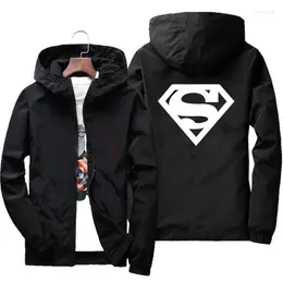 Men's Jackets Summer Plus Size Windbreak Sweatshirt Jacket Women Fashion Hooded Zipper Letter Bombers Coat Female Streetwear Outerwer