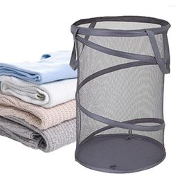 Laundry Bags Foldable Hamper Mesh Basket Portable Moisture-proof Space-saving Storage Solution