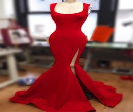 Factory Real Picture Split Mermaid Heavy Material Prom Dresses Floor Legnth Women Nigeria Style Prom Dress High Quality Fabric2991741