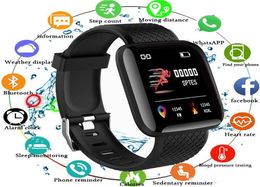 New Fitness Tracker ID116 PLUS Smart Bracelet with Heart Rate Smart Watchband Blood Pressure Wristband PK ID115 PLUS 116 PLUS for 2503120