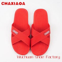 Slippers Cost-effective Plastic Home Mature Thick Sole Solid Color Non-slip Indoors Sandals For Women