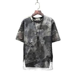 Mens T shirts Designer Skeleton Print Short Sleeve Tshirt Men Clothing Homme Tees3154639