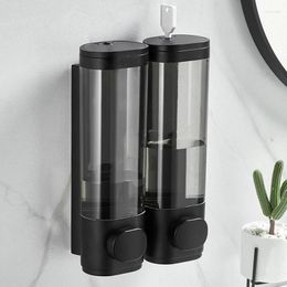 Liquid Soap Dispenser Hand-press Wall Mount Shower Gel Shampoo Bottle Bathroom Washroom Accessory