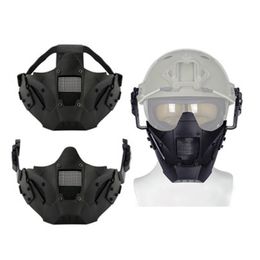 Manufacturer's direct sales tactical Iron Warrior mask (half face) module tactical mask