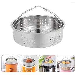 Double Boilers Portable Steamer Round Food Pans Multi-functional For Practical 304 Stainless Steel Reusable