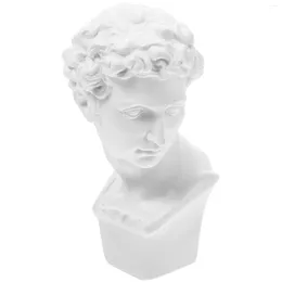 Decorative Figurines Small Greek Bust Statue Tabletop Sculpture Artistic Figurine Resin Decor