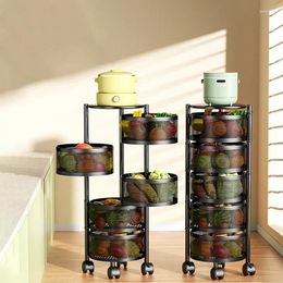 Kitchen Storage Metal 1-5Tier Trolley Rolling Utility Cart Home Shelf Wheels Organiser Rack Bathroom Bedroom Office Thicken