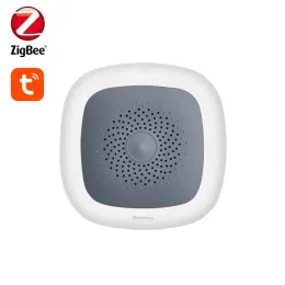Kits Mini Design Tuya Zigbee3.0 Temperature And Humidity Sensor Linkage Feature Works With Smart Life App
