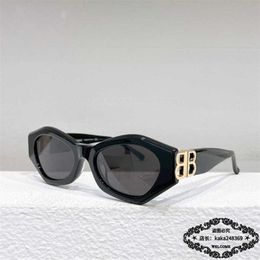 2024 New High Quality luxury designer sunglasses B Family's New Plate Polygon Men's and Women's Fashion INS.com Red Stars Same Style Sunglasses BB0251