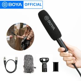 Microphones BYBM6040 Cardioid Shotgun Microphone Captures NaturalSounding Audio for Broadcast TV Shoots Location Shooting Documentaries