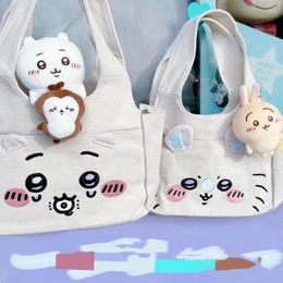 Storage Bags Cartoon Cute Chiikawas Shoulder Bag Kawaii Handbags Fashion Versatile Casual Large Capacity Women Girl Kids