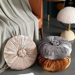 Pillow Round Velvet Grapes Shape Seat For Chair Sofa Waist Back Pouffe Throw Tatami Baywinow Home Decoration