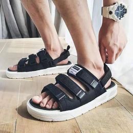 Sandals Summer Men's 2024 Slippers Non-slip Waterproof Wading Shoes Beach Flip-flops Soft-soled