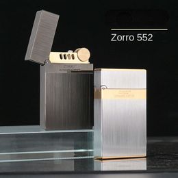 ZORRO 552 Obsidian Sound Kerosene Lighter Creative Handmade Hine to Send Boyfriend Cigarette Accessories