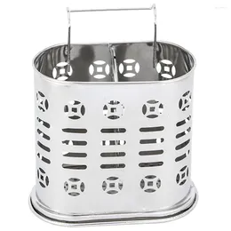 Storage Bottles Stainless Steel Chopstick Holder Dishwasher Basket Chopsticks Kitchen Counter Rack Fork And Spoon Multi Functional Drain