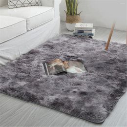 Carpets 150x240cm MORE Large Size Tie-Dye Art Carpet Soft Floor Bedroom Mat Gradient Color Fluffy Area Rug Living Room